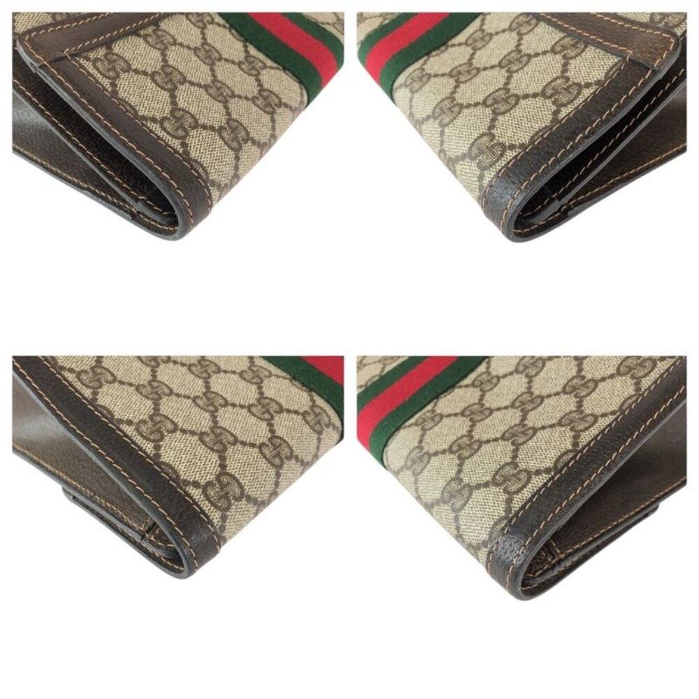 Gucci Vintage Sherry Clutch Beige Brown - Picture 4 of 9